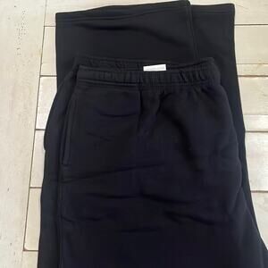 Women 3X Everlast Sport Black Classic Sweatpants Fleece lined Athletic wear